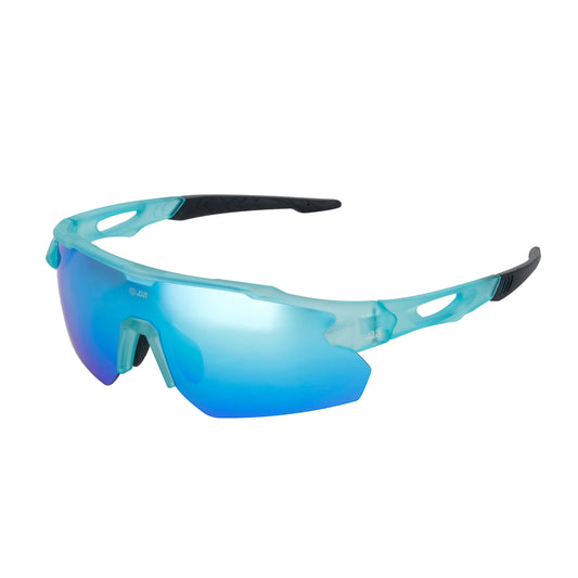 Blue Lens, Blue Frames, Black Grips