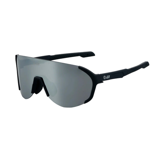 Silver Lens, Black Frames, Black Grips