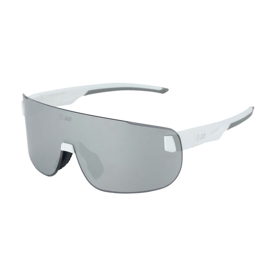 Silver Lens, White Frames, Gray Grips